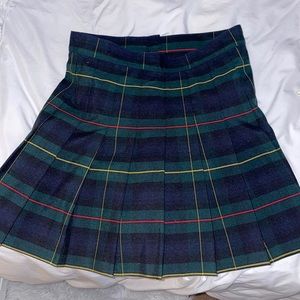 American Apparel Plaid Tennis Skirt